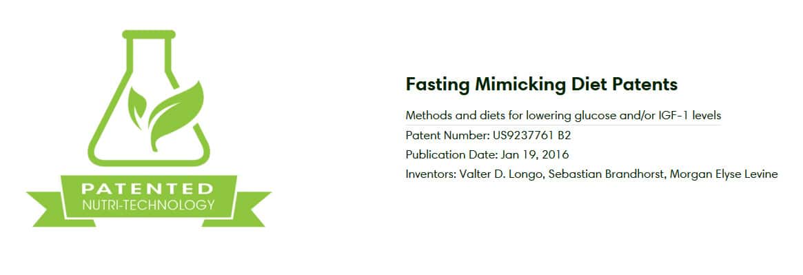 Fasting Mimicking Diet Patents