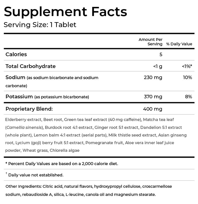 superfood tablets ingredients
